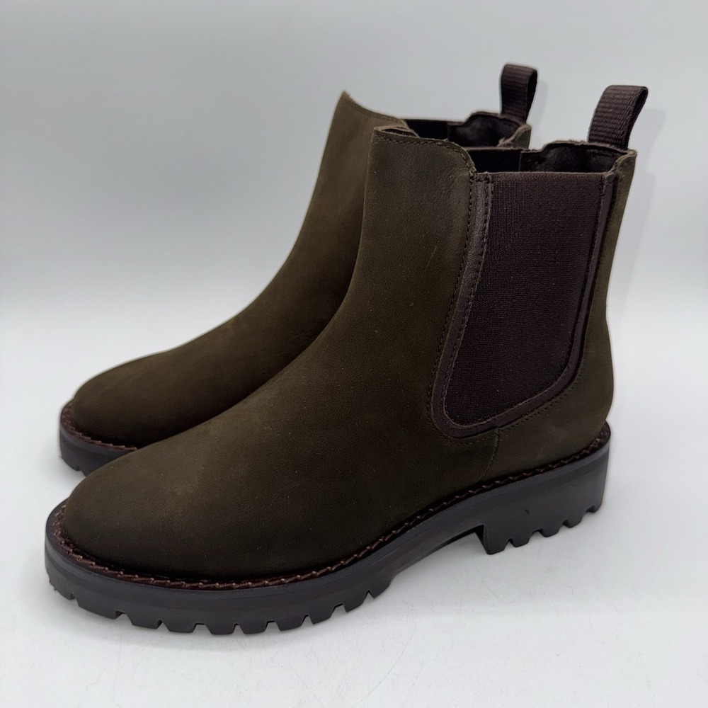 Thursday Boot Co Legend Boots Women's Size 5.5 Army Green Leather‎ Lug Sole